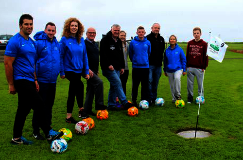 groepsuitje golf voetbal